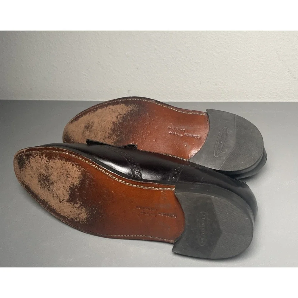 Florsheim Lexington Black Tassel Wingtip Loafers Size 8.5 D Designer‎ Collection